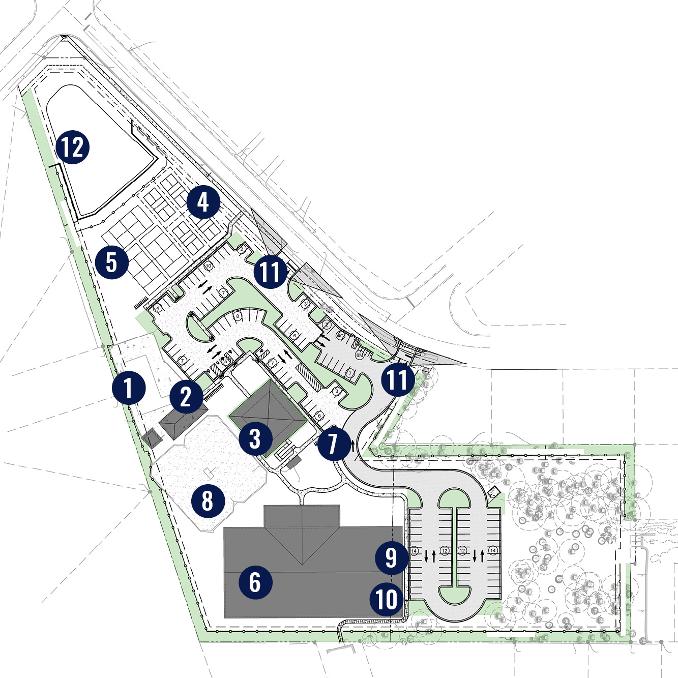 The Club at Midtown Site Plan