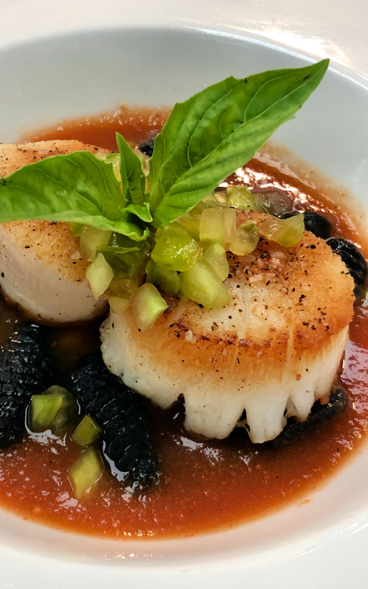 fine dining food from The Club at Midtown restaurant